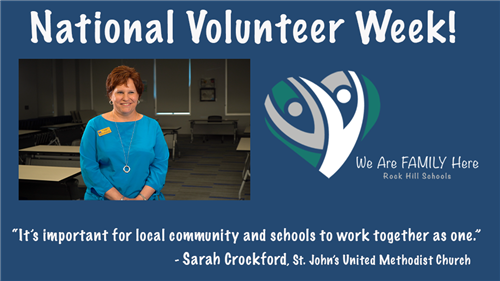 volunteer week Sarah